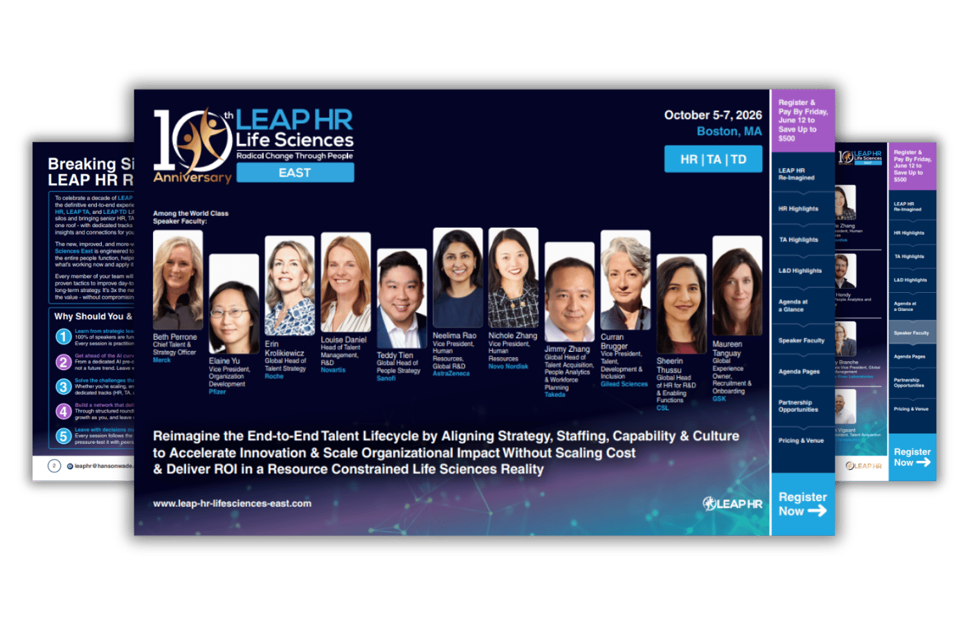 LEAP HR: Life Sciences East 2026 Brochure Preview